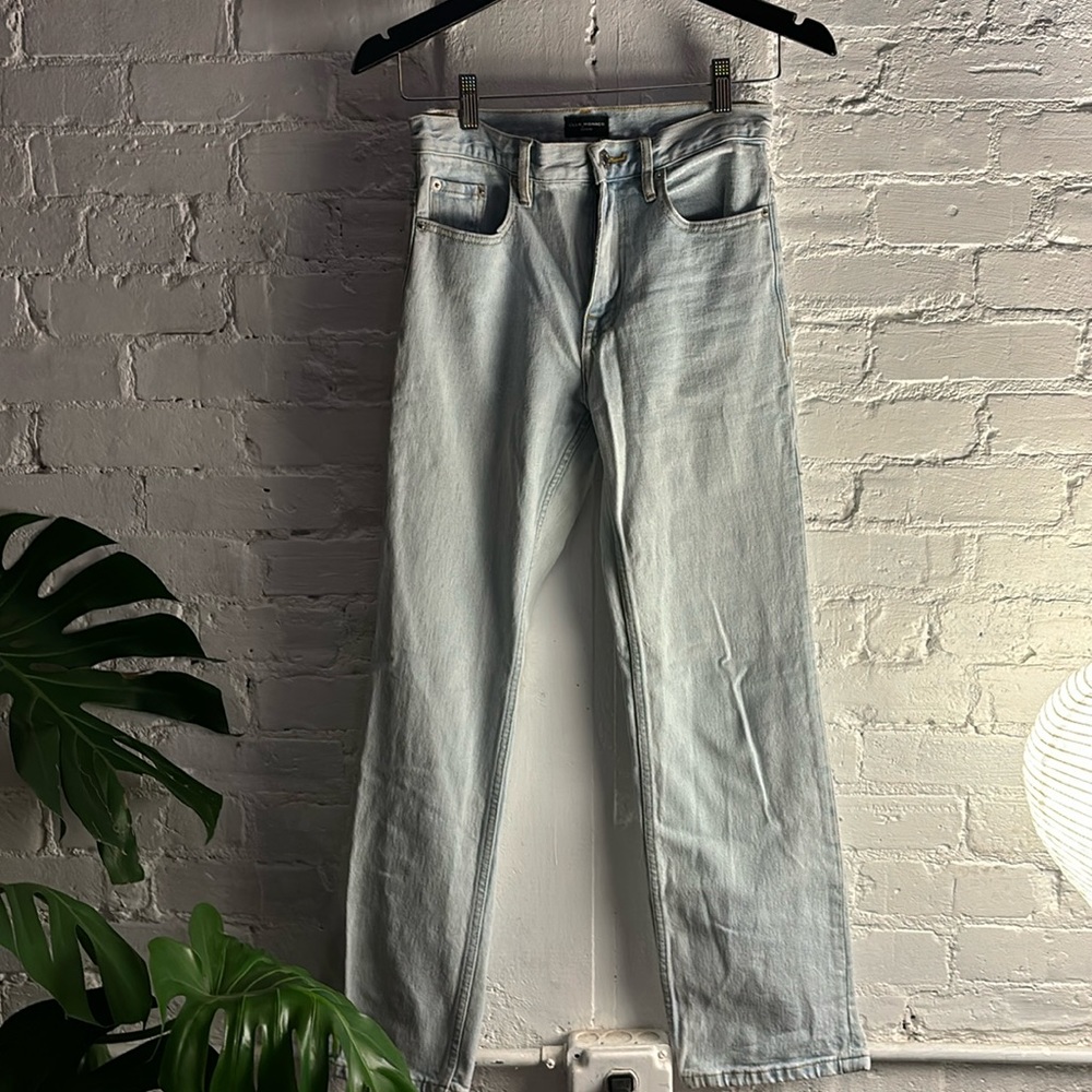 Light washed relaxed boyfriend jeans